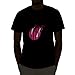 Emazing Lights Lips Sound Activated Light Up Rave Shirt