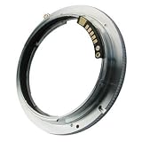 Edler und hochwertiger Halbautomatik-Adapter aus verchromtem Messing, speziell zur Benutzung von LEICA R Objektiven an digitalen CANON EOS Kameras, mit Autofokusbest�tigung. AF-Adapter LEICA R an EOS f�r CANON 400D 350D 30D etc.  Halbautomatik-Objektivdapter Halbautomatik-Adapter Objektivadapter Leica R Objektive an Canon EOS Kameras mit EF Bajonett z.B. 400D 350D 300D 40D 30D 20D 10D 5D - 