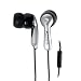 Electronics : KOSS KEB20DVD Isolation Stereo Earbuds ( Black & Silver )