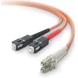 BELKIN F2F402L7-01M  -  Fibre Optic Network Cable - 1000 mm - 1 Pack - 2 x LC Male - 2 x SC Male