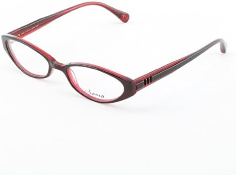 Loree Rodkin Eye Couture by Sama Demi RUBD Eyeglasses Ruby Red / RX Clear Lens