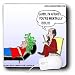 Londons Times Funny Society Cartoons - Mentally Eel - Mouse Pads