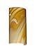 Besa Lighting 7042HN-LED-WH 1X6W GU24 Tamburo 7 LED Wall Sconce with Honey Glass, White Finish