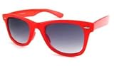 UrbanSpecs Sunglasses - Classics - Wayfarer - Neon / Frame: Red Lens: Grey Gradient-WayfarerRED