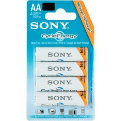SONY CYCLE ENERGY AA 4 PCK