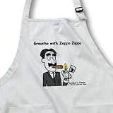 Londons Times Famous People Places Books Cartoons - Grocho Marx with Zeppo Zippo - Aprons