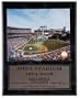 Shea Stadium Photograph with Statistics Nested on a 12" x 15" Plaque