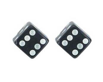 Dice Bike | Bicycle Valve Caps Black