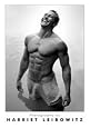 Almost Nude Sexy Male Model. Black and White Art Poster Print. Harriet Leibowitz Photography - 22" x 28"