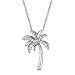 Jewelry : Diamond Palm Tree Pendant