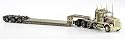 Norscot Kenworth Antique Brass W900 Daycab with Trail King Lowboy Trailer 1:50 scale