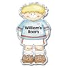 Personalised Footballer Door Plaque
