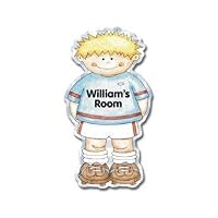 Personalised Footballer Door Plaque