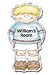 Personalised Footballer Door Plaque