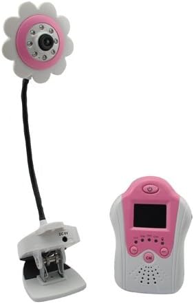2.4G 1.5" TFT LCD Screen 4 Channel Night Vision Wireless Baby Monitor - Pink
