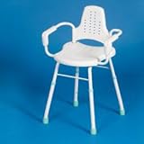 Prima Modular Perching Stool - Steel Stool with Arms & Back