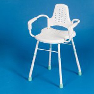 Prima Modular Perching Stool - Steel Stool with Arms & Back