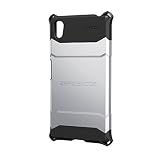 ELECOM Xperia Z5 ZEROSHOCKケース 衝撃吸収 [Made for XPERIA] シルバー PM-SOZ5ZEROSV