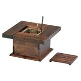 ビアン 焼杉囲炉裏5点セット(55×55) MK-3065