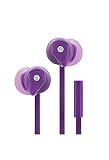 kathy ireland CONNECT Wired Headset for Universal/Smartphones - DEEP PLUM