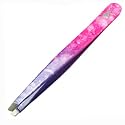 Roo Funky Precision Slant Tweezers - Two Tone