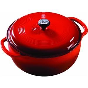 Lodge Color 6-Quart Dutch Oven, Island Spice Red