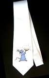 Party Decoration Necktie with cheese, rat, hunger, hungry, animal
