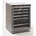 46 bottle, dual zone, built-in wine cooler