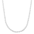 Sterling Silver Twisted Rocco Chain
