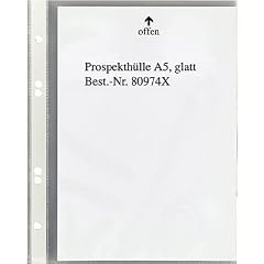 5 Star 80974X Prospekth�llen A5 glasklar oben 60my PP Inh.100