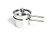 Fox Run Stainless Steel Double Boiler with Tempered Glass Lid