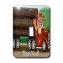 Londons Times Funny Cat Cartoons - Tiger Woods - Light Switch Covers - single toggle switch