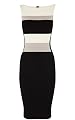 Graphic Block Bandage Knit Dress