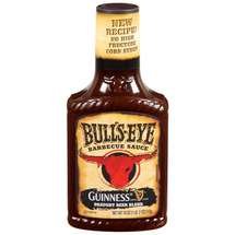 Bull's Eye GUINNESS Draught Beer Blend Barbecue Sauce No High Fructose Corn Syrup - 18 oz