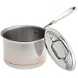 All Clad Copper Core Collection Sauce Pan with Lid 2.0QT 6 x 4 1/8"