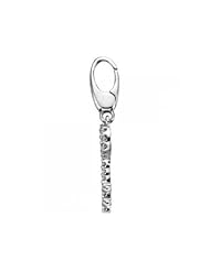 Diamond Skeleton Key Charm