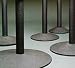 Black Cast Iron Pedestal Table Base - Standard Height - 1 Each - Model MDRBP42SS