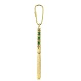 Emerald Hues Key Fob Pen