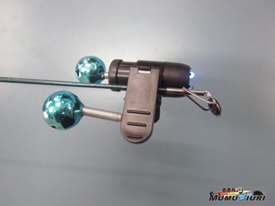 FISHING ALARM ELECTRONIC 2 LED LIGHTS 2 BELLS 