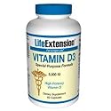 Life Extension Vitamin D3, 5000 IU, 60-Count