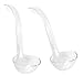 Lot of 2 Clear Plastic Punch Bowl Ladles 5 oz