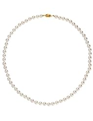 18" Akoya Cultured Pearl Strand in 14k Yellow Gold