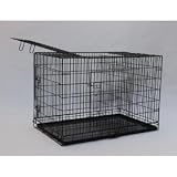 42 Single Door Foldable Dog Crate Kennel Cage, 42L x 25W x 28H
