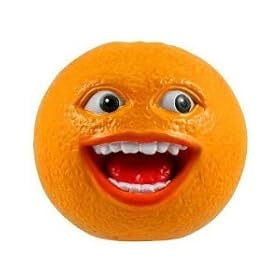  Annoying Orange 2 1/2 Inch Talking PVC Figure Laughing Orange
