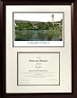 University of California, Santa Barbara Graduate Framed Lithograph w/ Diploma Opening