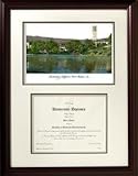 IMAGE OF University of California, Santa Barbara Scholar Scholar Mahogany Framed Lithograph w/Diploma Opening