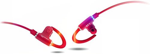 CatBee"isports" Series Rechargeable hands-free Wireless Bluetooth Headset Echo Cancellation Headphones Exercise/Running/Sports & Gym Headset Earphone with insert Microphone for cellphone ipad PC (Red)