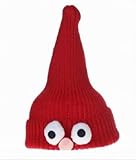 子供 目玉 帽子 可愛い ニット帽 記念撮影 お出かけ 瞳 hat (赤) [並行輸入品]