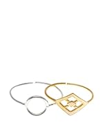 Silver One Anillo Dúo Geo