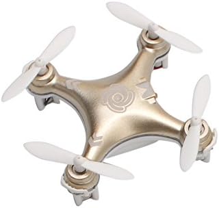 AKBOK CX-10A Mini Wifi FPV 6-Axis Drone With 4 LED Lights For Kids Teens Gold